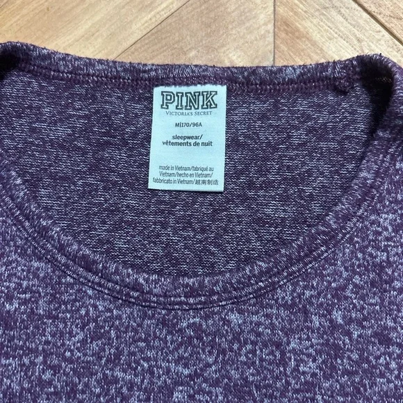 PINK Victoria's Secret Purple Long Sleeve Tee - Picture 2 of 8